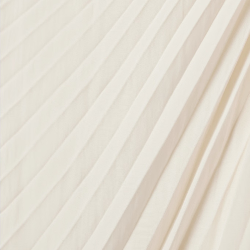 New A.L.C Dahlia Size 0 Pleated Asymmetric Midi Dress Cream Ivory One-Shoulder - Picture 4 of 10